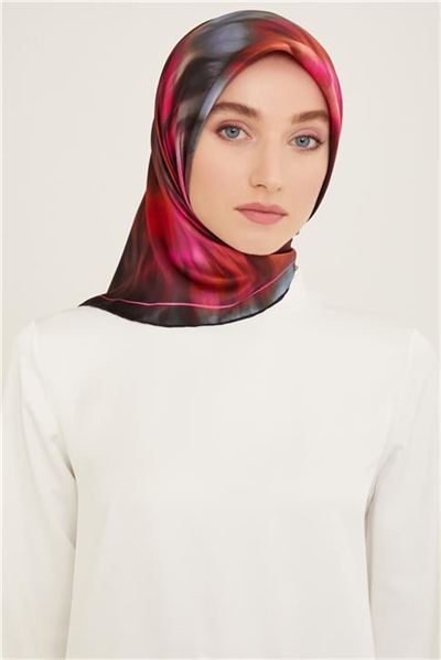 Armine Soyut Desenli Twill İpek Eşarp 24Ya9136 36 59