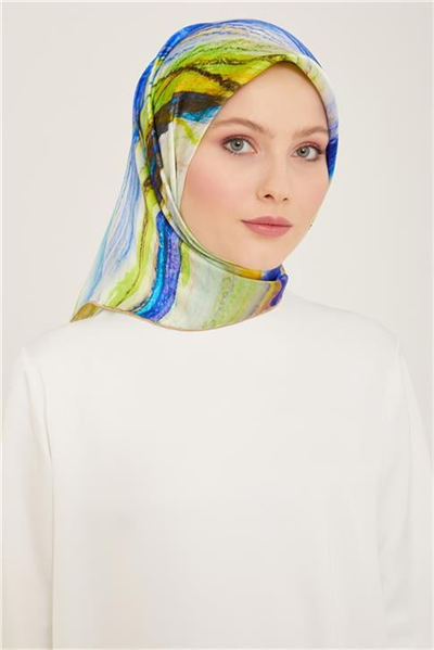 Armine Soyut Desenli Twill İpek Eşarp 24Ya9102 52 83