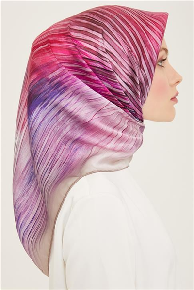 Armine Soyut Desenli Twill İpek Eşarp 24Ya9143 7 34