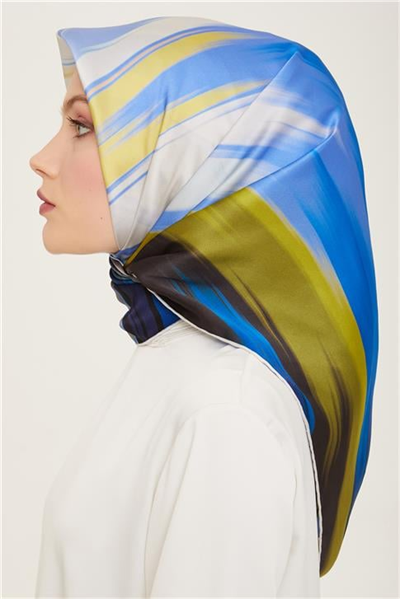 Armine Soyut Desenli Twill İpek Eşarp 24Ya9131 52 83