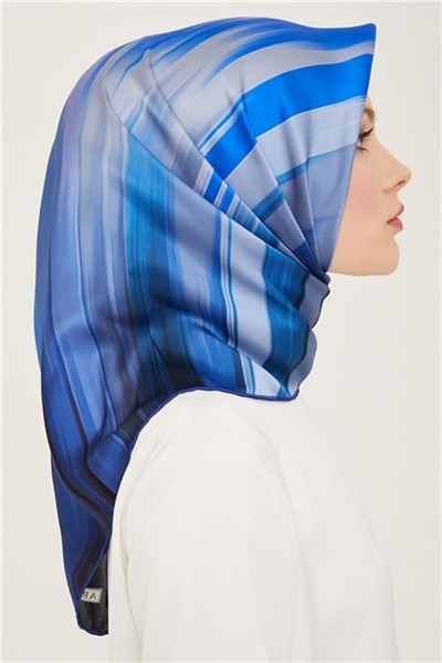 Armine Soyut Desenli Twill İpek Eşarp 24Ya9131 52 51