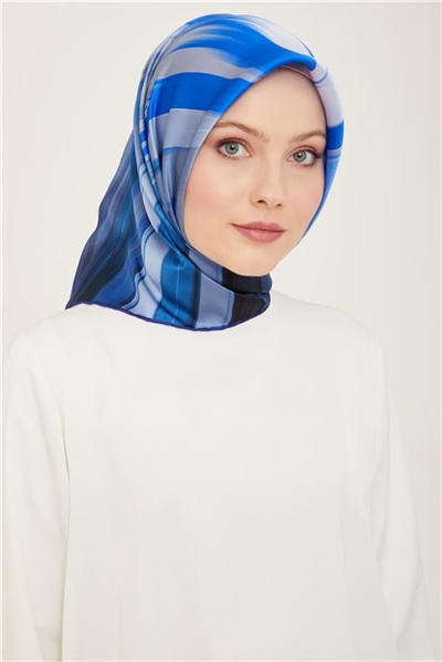 Armine Soyut Desenli Twill İpek Eşarp 24Ya9131 52 51