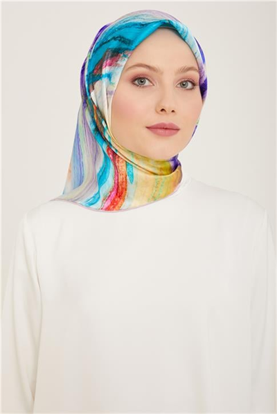 Armine Soyut Desenli Twill İpek Eşarp 24Ya9102 52 82