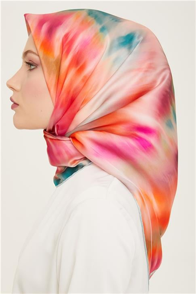 Armine Soyut Desenli Twill İpek Eşarp 24Ya9136 36 31
