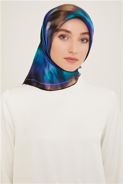 Armine Soyut Desenli Twill İpek Eşarp 24Ya9136 36 58