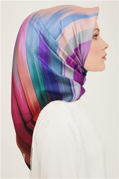 Armine Soyut Desenli Twill İpek Eşarp 24Ya9131 52 31