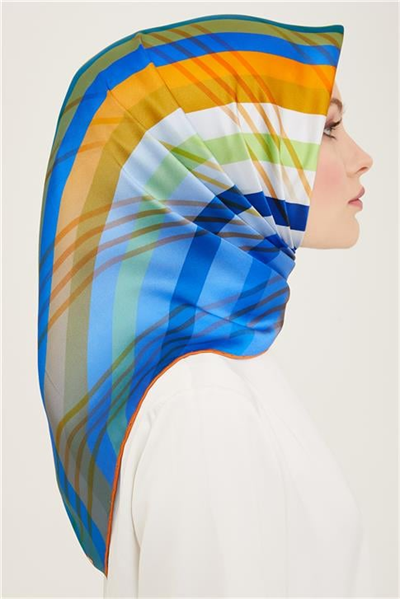 Armine Soyut Desenli Twill İpek Eşarp 24Ya9107 50 31