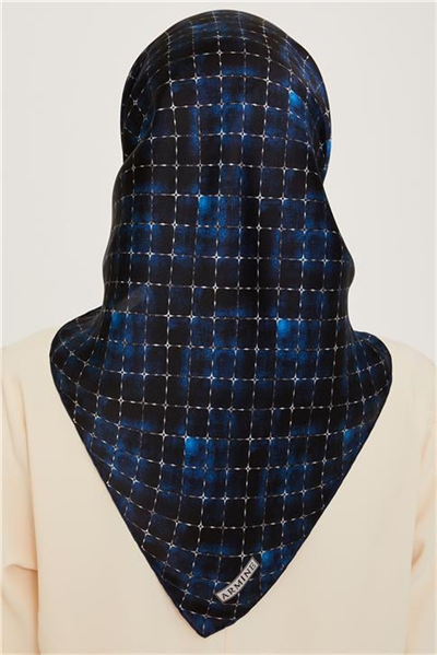 Armine Soyut Desenli Twill Saf İpek Eşarp 9259D 01 01