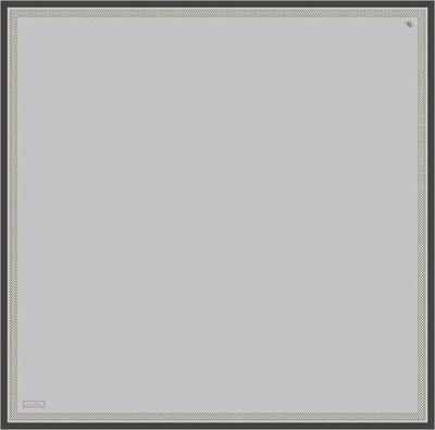 Armine Su Yolu Desenli Saf İpek Twill Eşarp 9444D 33