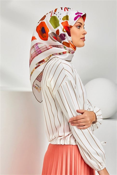 Armine Sura İpek Eşarp 20Ya8300 03