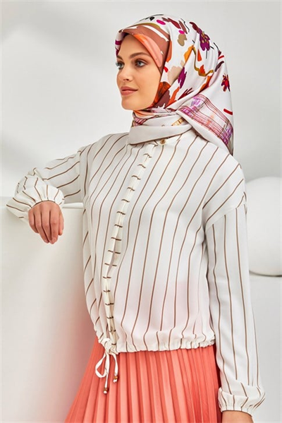 Armine Sura İpek Eşarp 20Ya8300 03