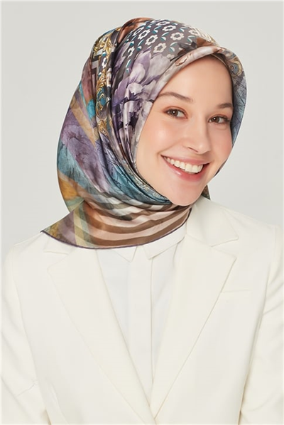 Armine Sura İpek Eşarp 21Y8514 02