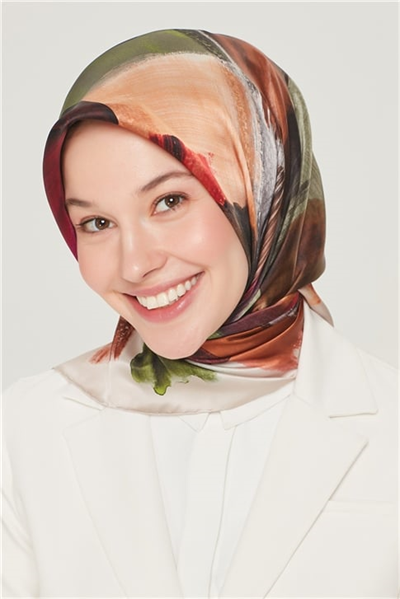 Armine Sura İpek Eşarp 21Y8515 80