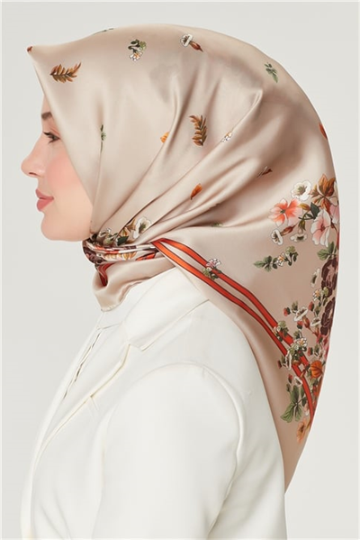 Armine Sura İpek Eşarp 21Y8533 80