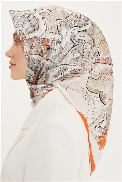 Armine Sura İpek Eşarp 22Ya8755 53