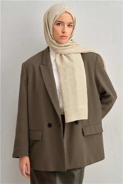 Armine Tencel İpek Kaligrafi Desen Şal 32101