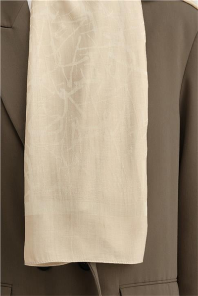 Armine Tencel İpek Kaligrafi Desen Şal 32101