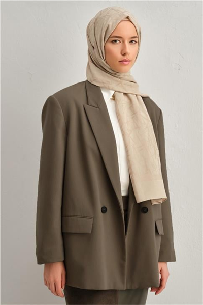 Armine Tencel İpek Kaligrafi Desen Şal 32102