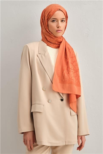Armine Tencel İpek Kaligrafi Desen Şal 32106