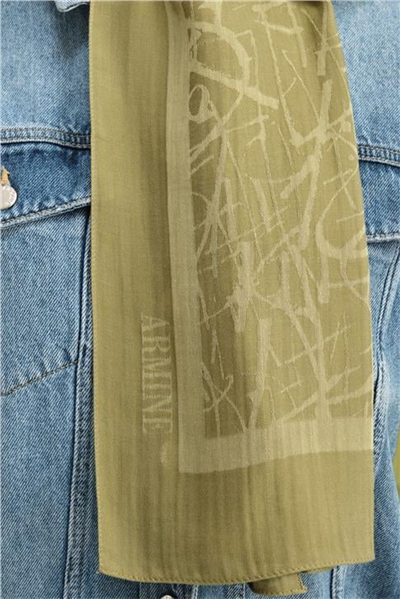 Armine Tencel İpek Kaligrafi Desen Şal 3297