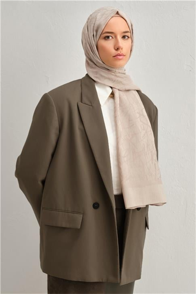 Armine Tencel İpek Kaligrafi Desen Şal 32103