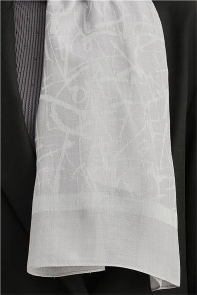 Armine Tencel İpek Kaligrafi Desen Şal 3295
