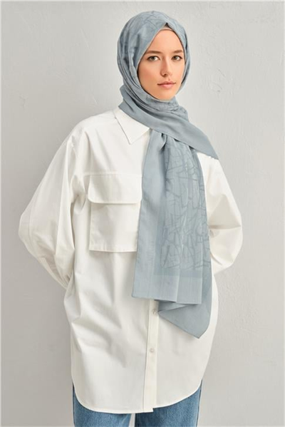 Armine Tencel İpek Kaligrafi Desen Şal 3291