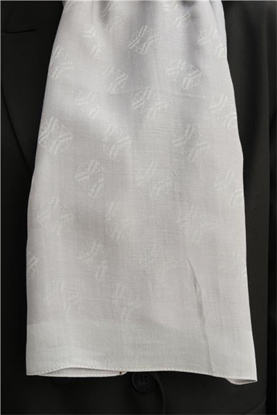 Armine Tencel İpek Minimal Monogram Desen Şal 3295