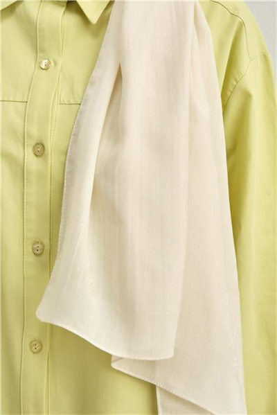 Armine Tencel İpek Minimal Monogram Desen Şal 32100