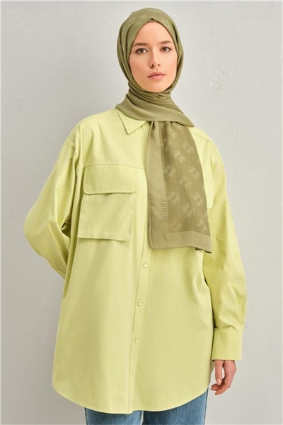 Armine Tencel İpek Minimal Monogram Desen Şal 3297
