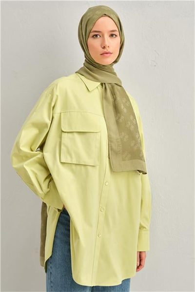 Armine Tencel İpek Minimal Monogram Desen Şal 3297