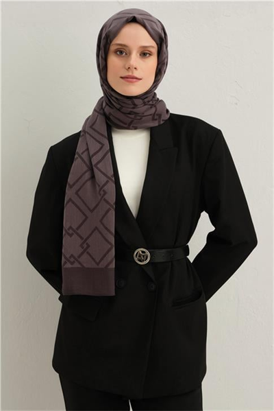 Armine Tencel İpek Zincir Desen Şal 02
