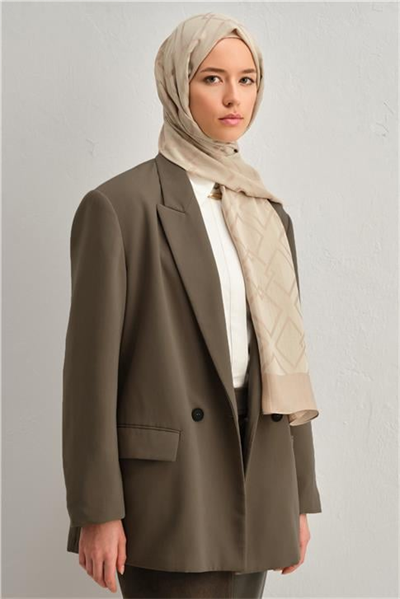 Armine Tencel İpek Zincir Desen Şal 32102