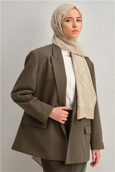 Armine Tencel İpek Zincir Desen Şal 32102