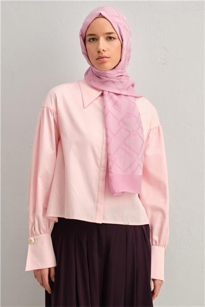 Armine Tencel İpek Zincir Desen Şal 32110