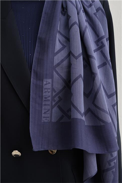 Armine Tencel İpek Zincir Desen Şal 3292