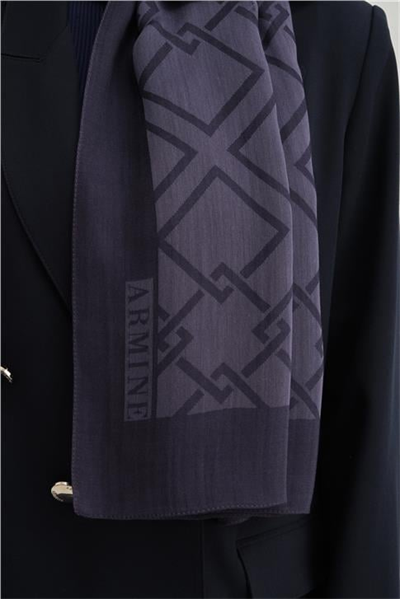 Armine Tencel İpek Zincir Desen Şal 3293