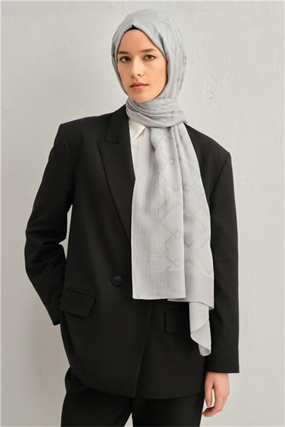 Armine Tencel İpek Zincir Desen Şal 3295