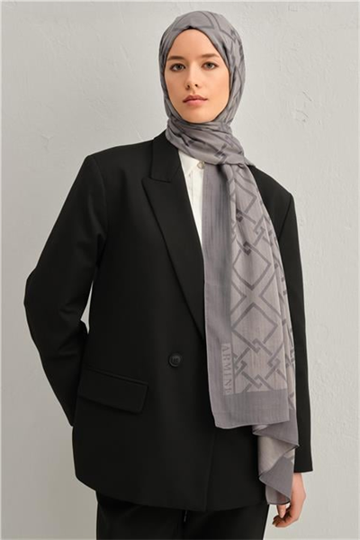 Armine Tencel İpek Zincir Desen Şal 3296