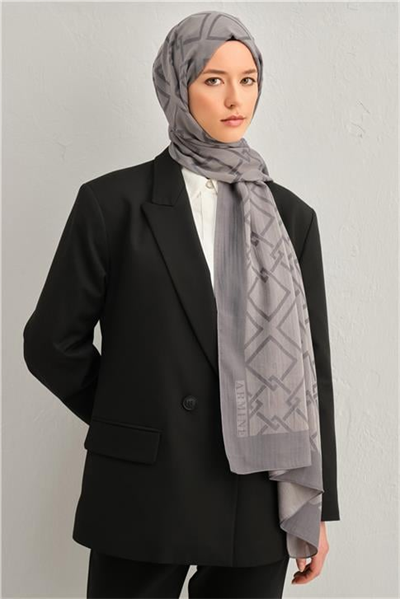 Armine Tencel İpek Zincir Desen Şal 3296