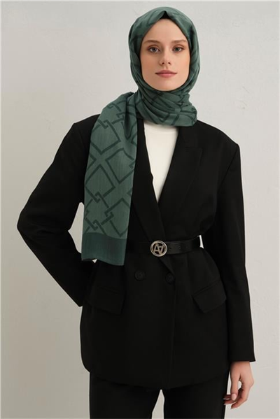 Armine Tencel İpek Zincir Desen Şal 3299