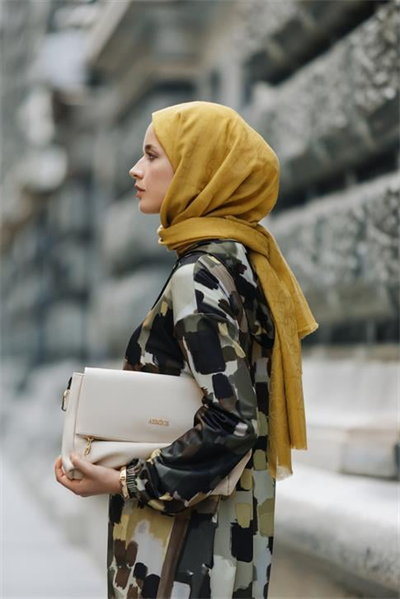 Armine Tencel Yün Geometrik Desen Şal 23