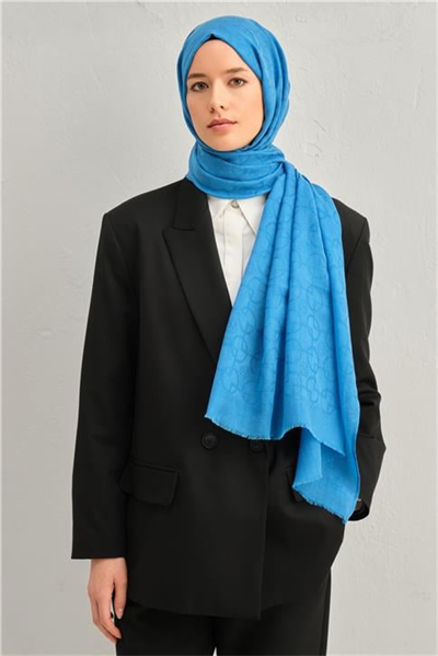 Armine Tencel Yün Geometrik Desen Şal 29