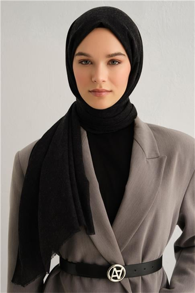 Armine Tencel Yün Geometrik Desen Şal 31