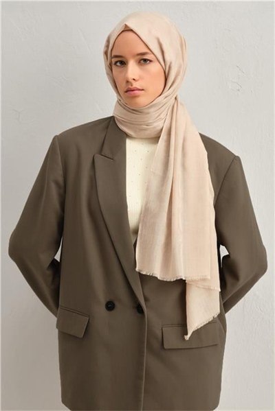 Armine Tencel Yün Monogram Desen Şal 02