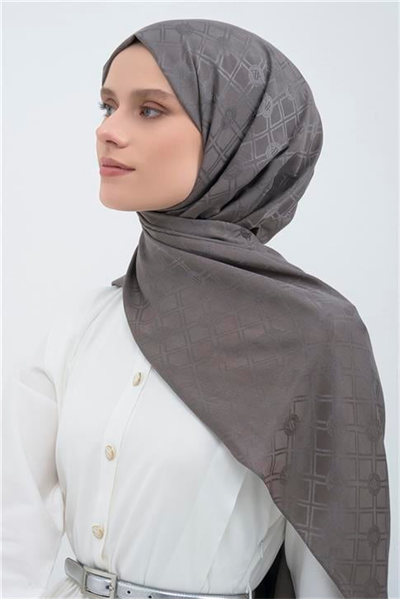 Armine Tencel Yün Monogram Desen Şal 08