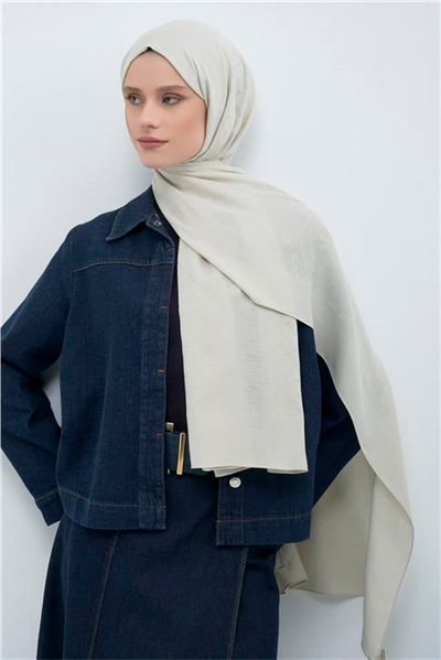 Armine Tencel Yün Monogram Desen Şal 17