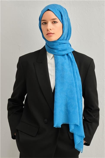 Armine Tencel Yün Monogram Desen Şal 29