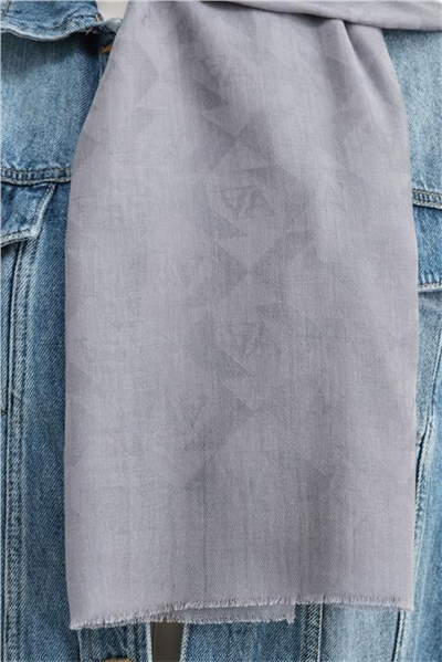 Armine Tencel Yün Monogram Desen Şal 30