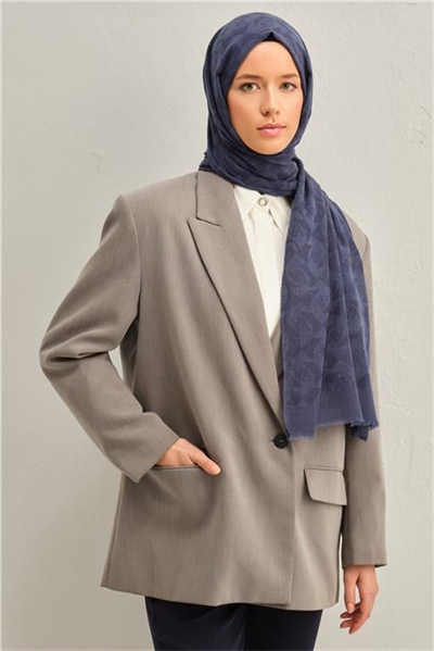 Armine Tencel Yün Monogram Desen Şal 32